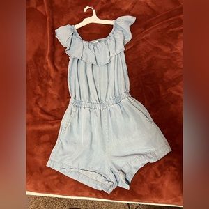 Splendid Blue Denim Romper